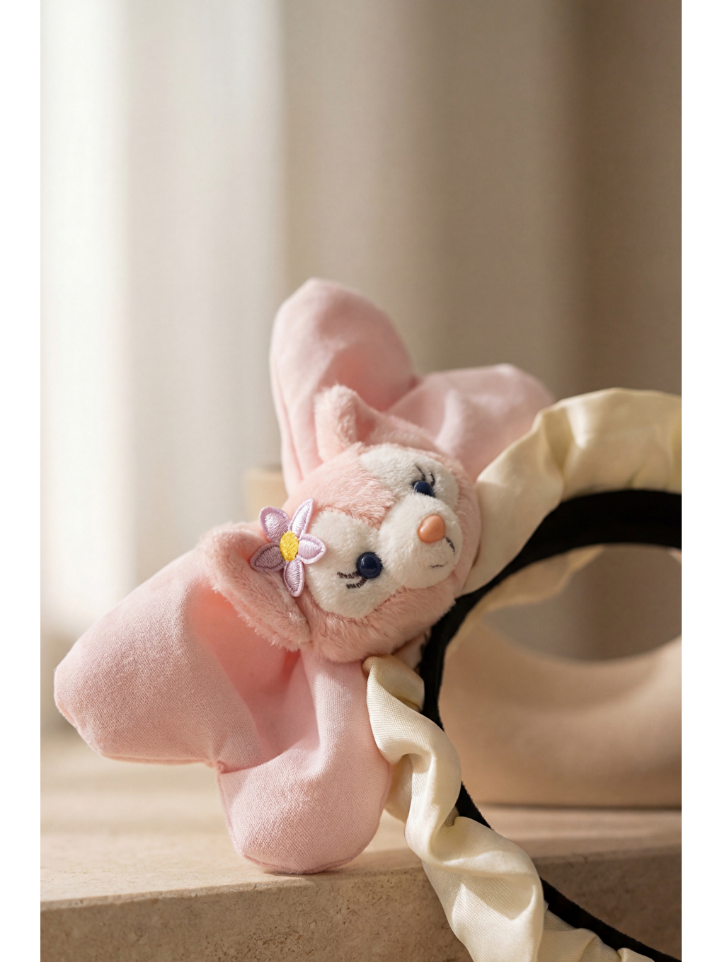 Fare Aksesuarlı Taç Pembe-1