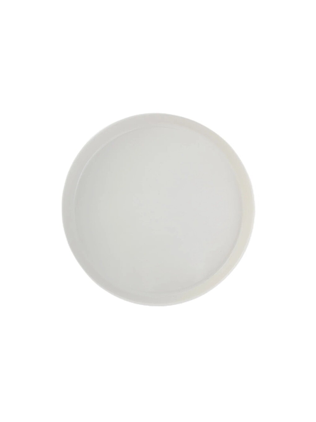 Ekru Chopin Çukur Tabak 19cm Krem Tekli