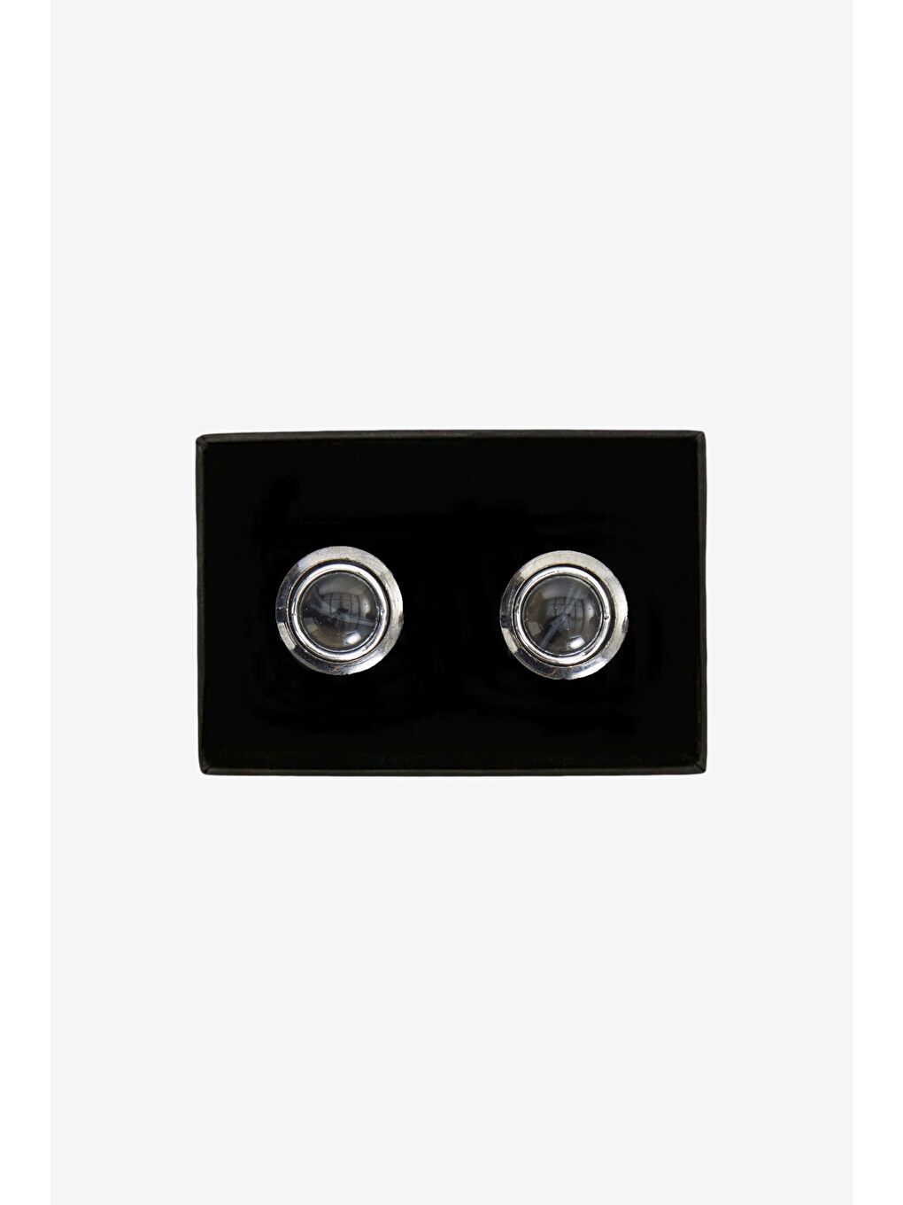 Erkek Siyah-Yeşil Metal Kol Düğmesi