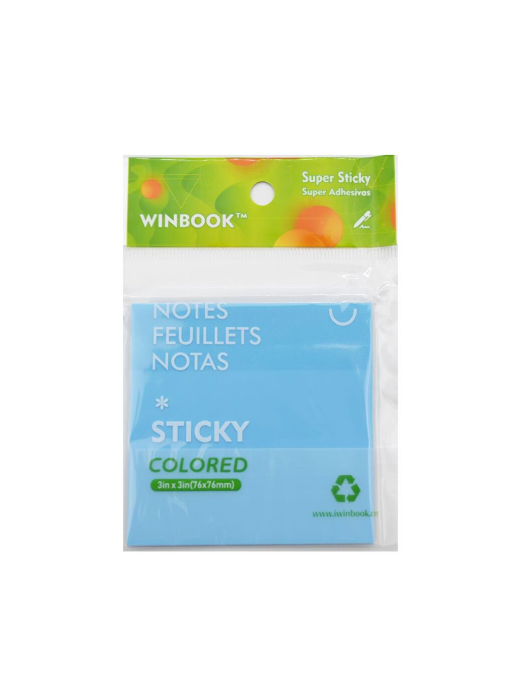 Şeffaf Post-it Yapışkanlı Not Kağıdı 76X76 mm 40 Yp-3