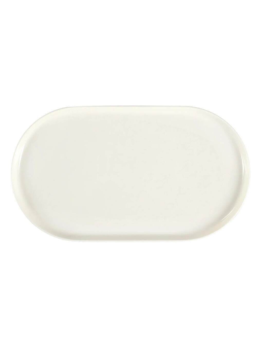 Ekru Chopin Kayık Tabak 32cm Krem Tekli