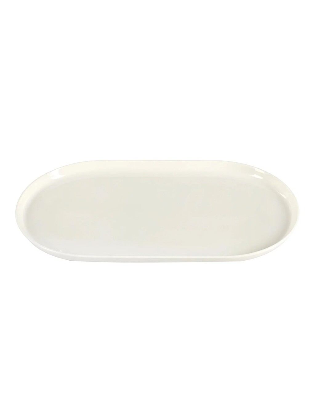 Ekru Chopin Kayık Tabak 32cm Krem Tekli-1