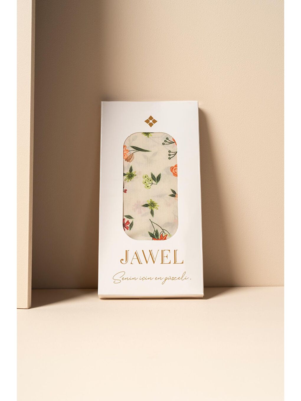 Yeşil Kadın Digital Baskılı Çiçek Desen Soft Eşarp-1