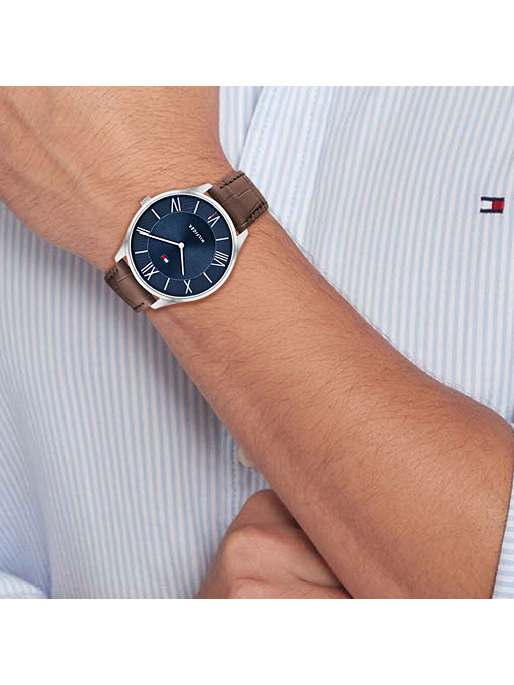 Kahverengi TH1710536  Erkek Kol Saati-3