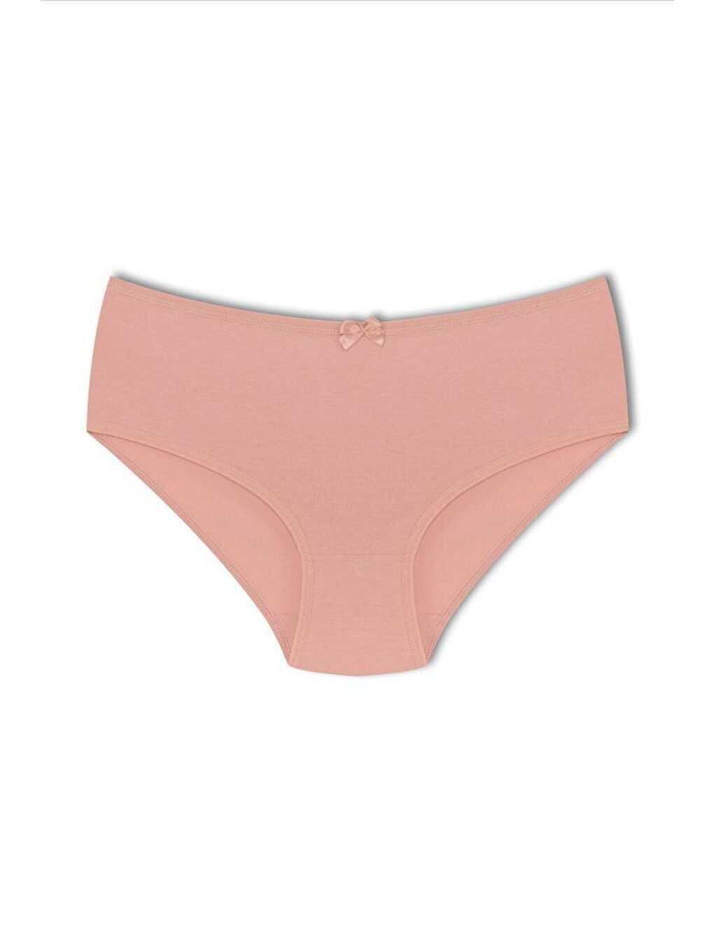 Pembe Pamuklu Yüksek Bel Basic Kadın Külot