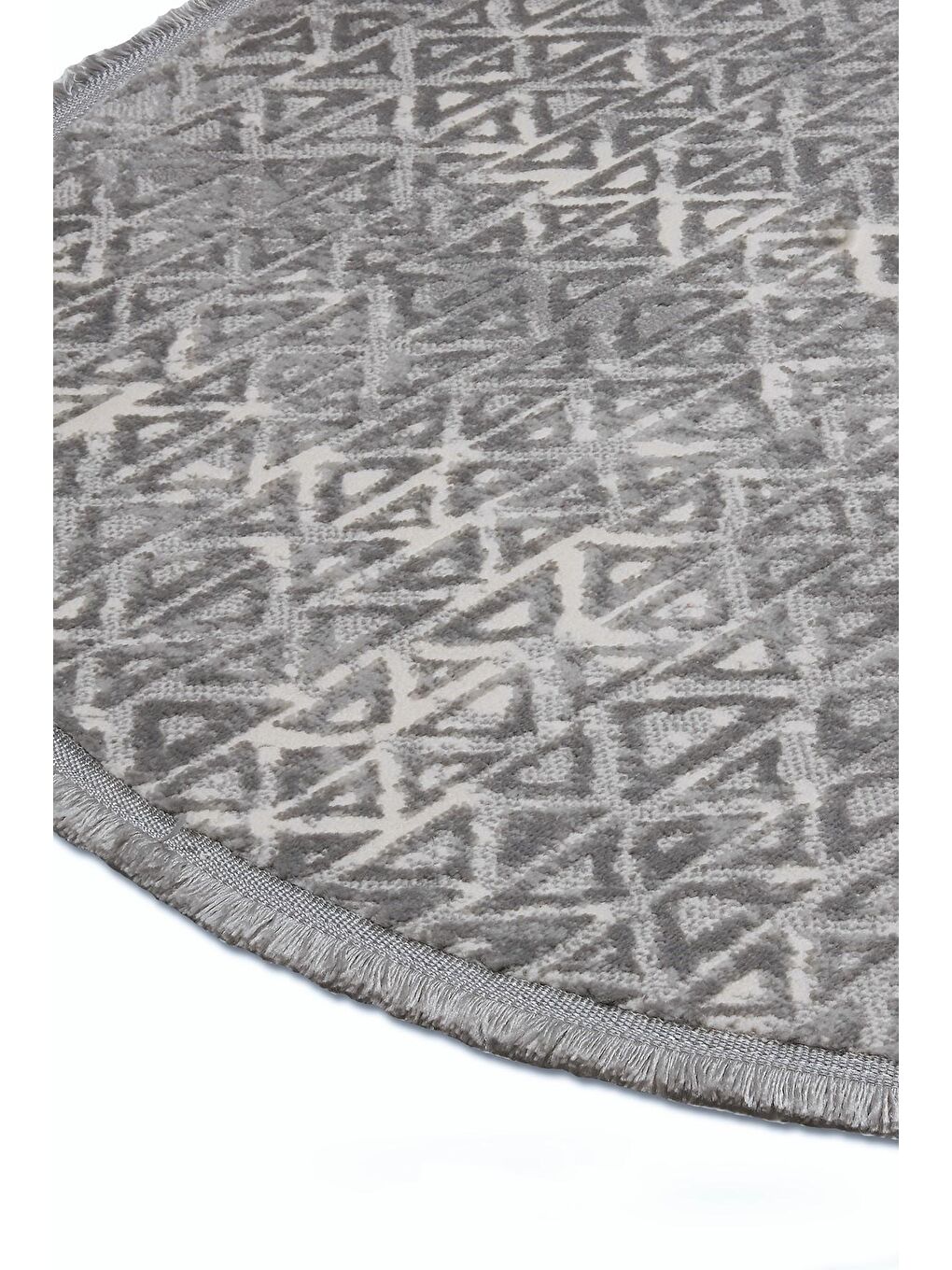 Gri Notta 1108 Yuvarlak Modern Halı-80x80 (Yuvarlak)-2