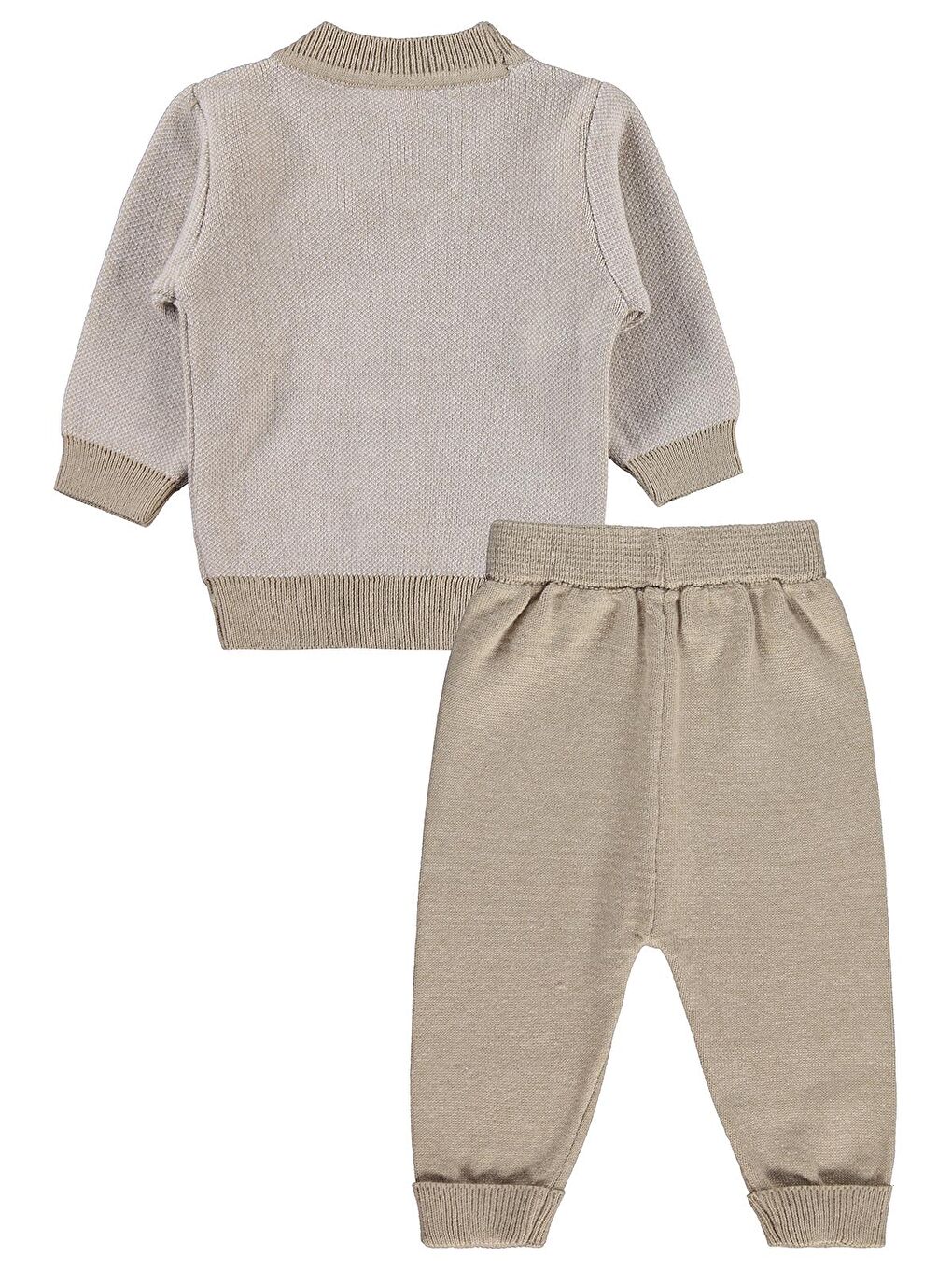 Baby Hırkalı 6-18 Ay Takım - Bej 6-9 Ay-1