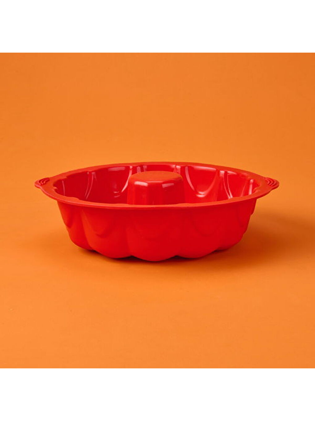 Klasik Kek Kalıbı - Kırmızı - 25 cm-2