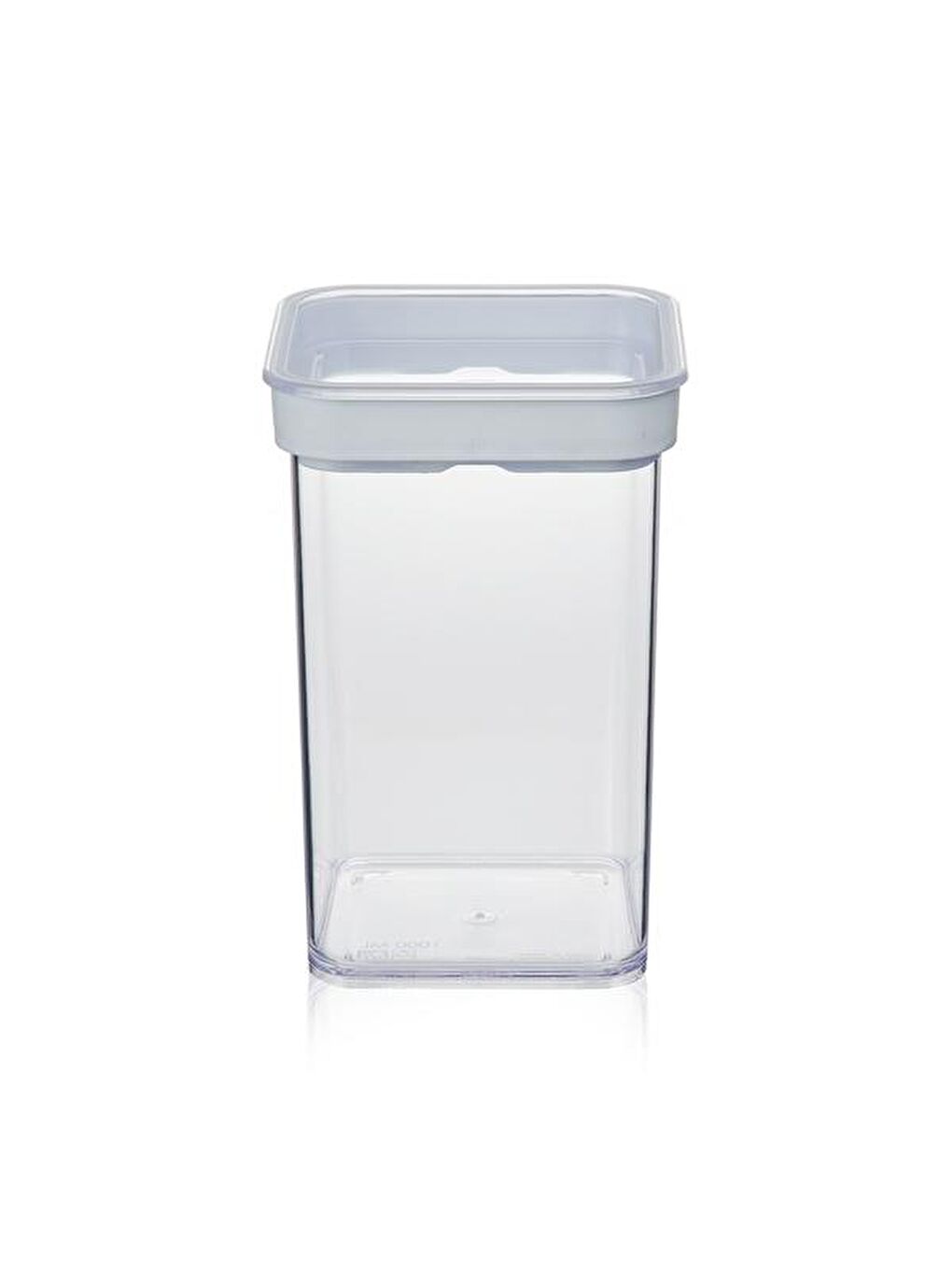 Renksiz System Dikdörtgen Saklama Kabı - 1 lt-1