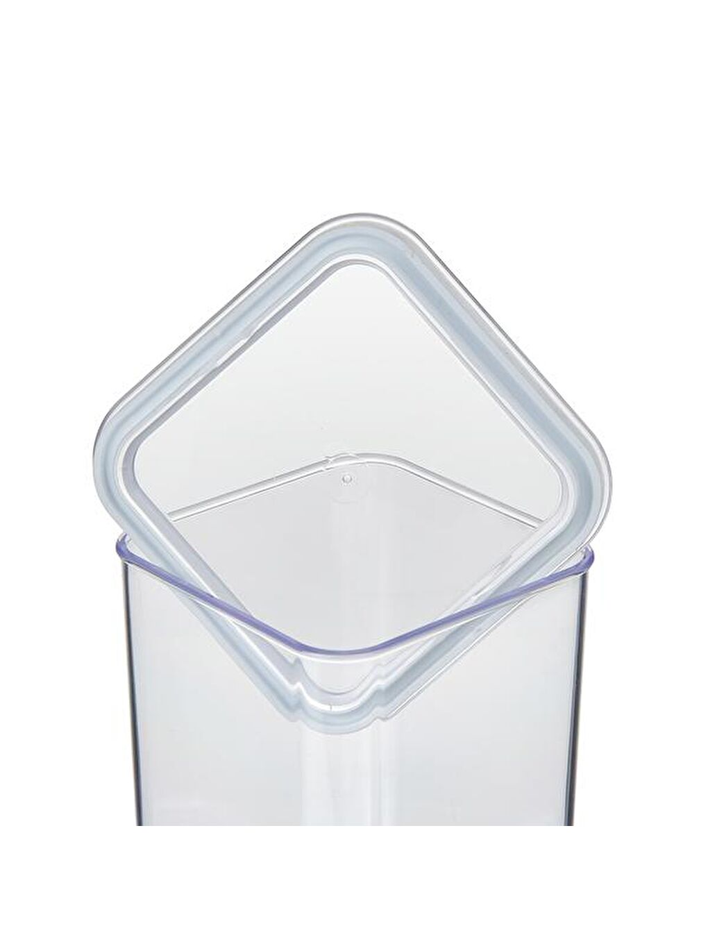 Renksiz System Dikdörtgen Saklama Kabı - 1 lt-3