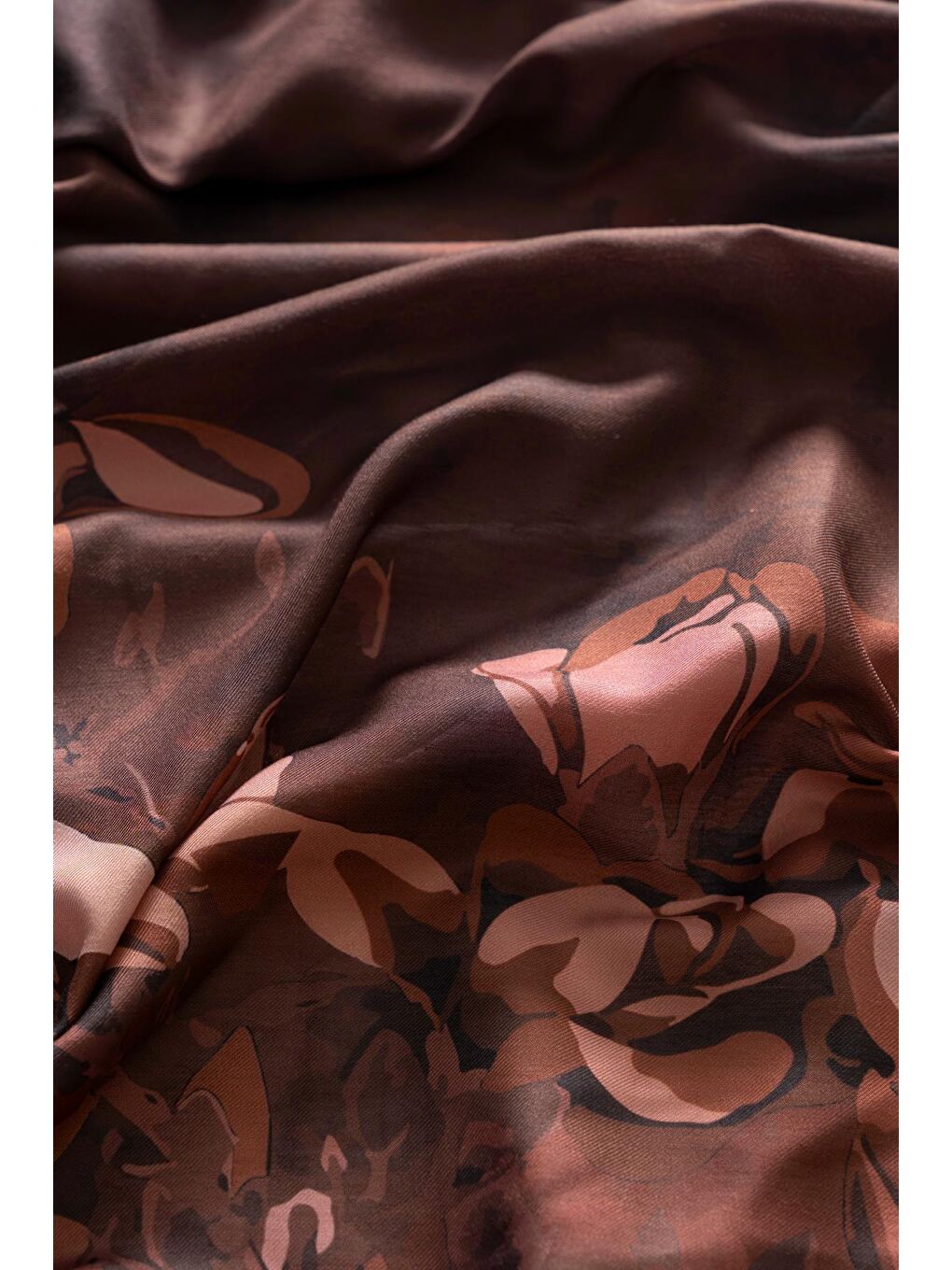 Kahverengi Kadın Imerion Soft Şal-3