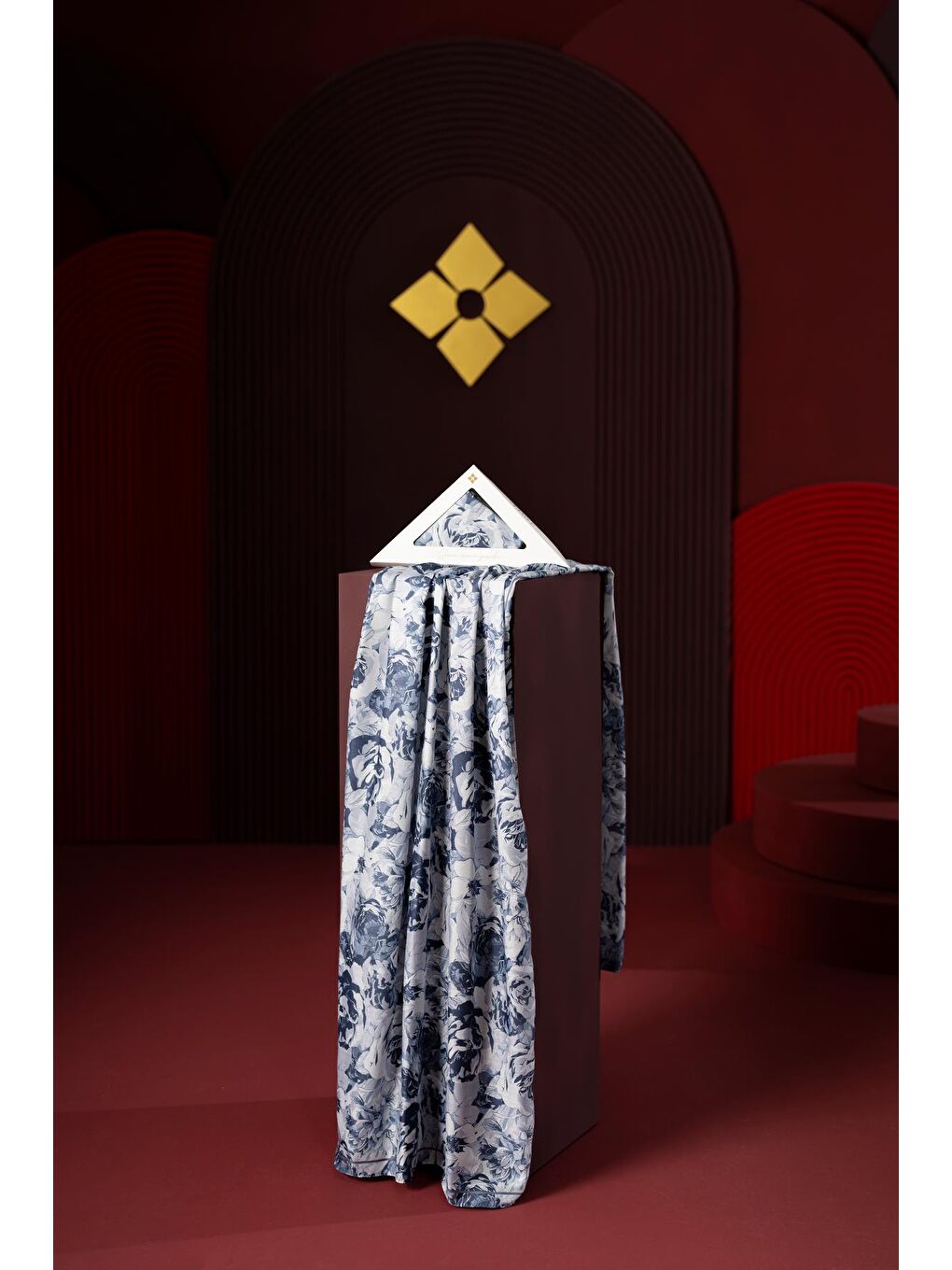 Lacivert Kadın Alaiye Soft Şal