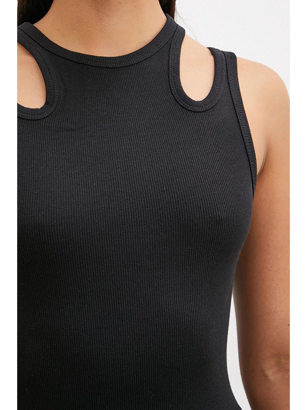 Siyah İki Omuzlu Top-2