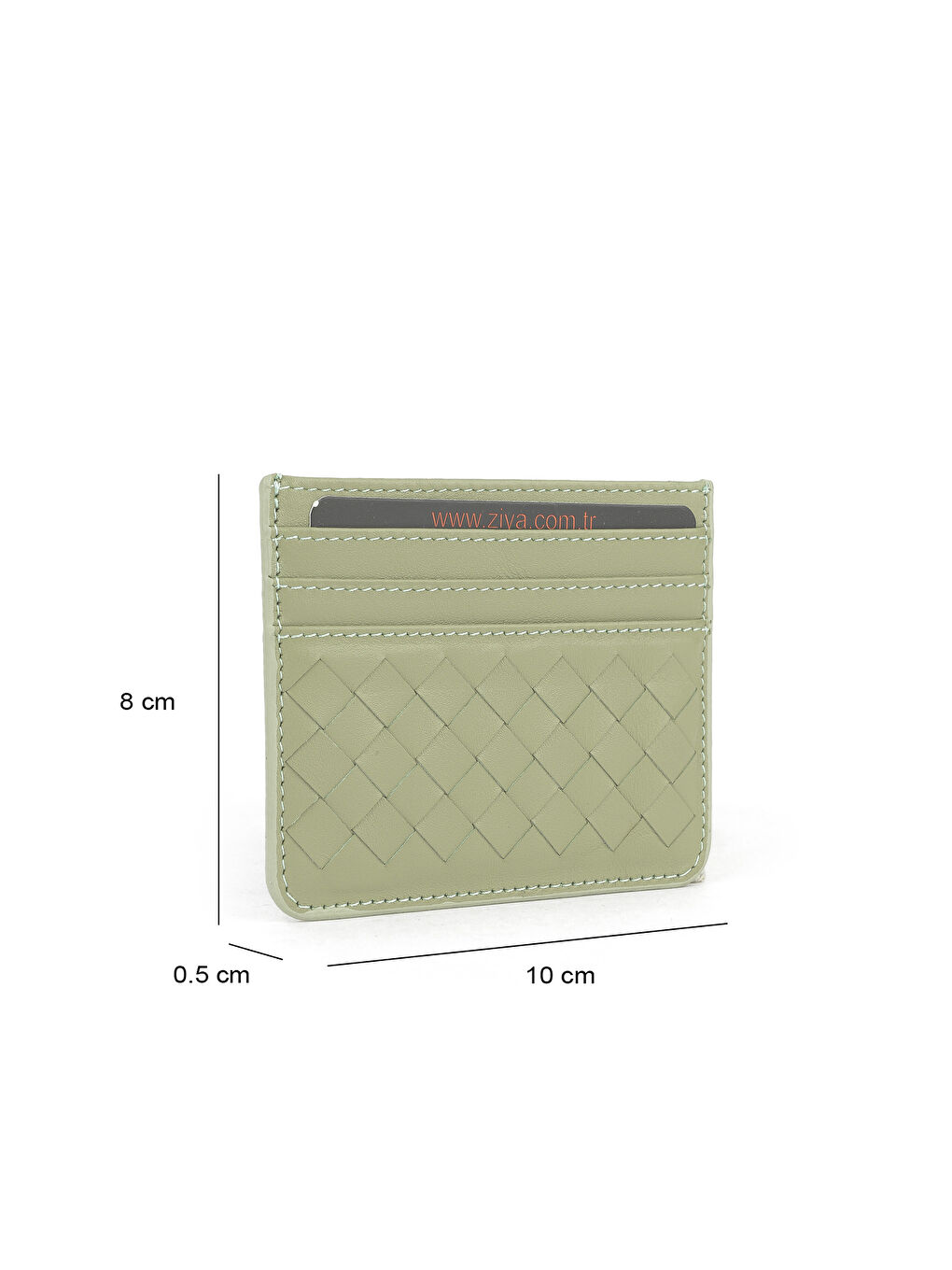 Yeşil Unisex Hakiki Deri Kartlık 1539852Z06 Mint-1