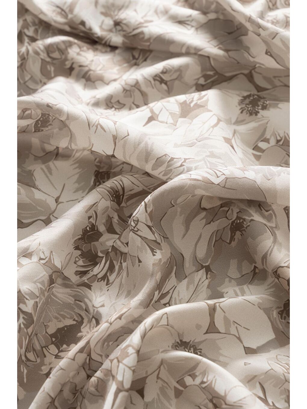 Kahverengi Kadın Alaiye Soft Şal-3