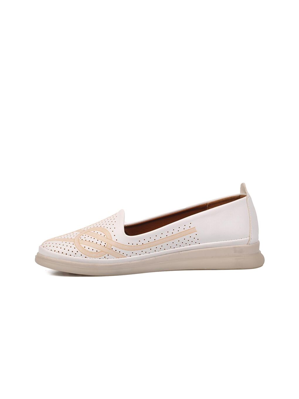 Beyaz Kadın Casual Ayakkabı 6005-1