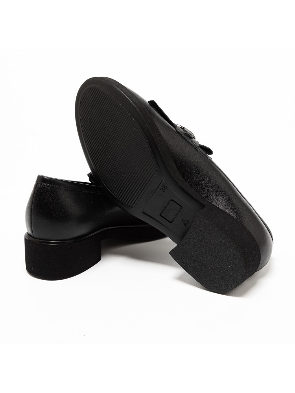 Siyah Kadın Klasik Ayakkabı 844859DS 4859 VERNICE NERO-4