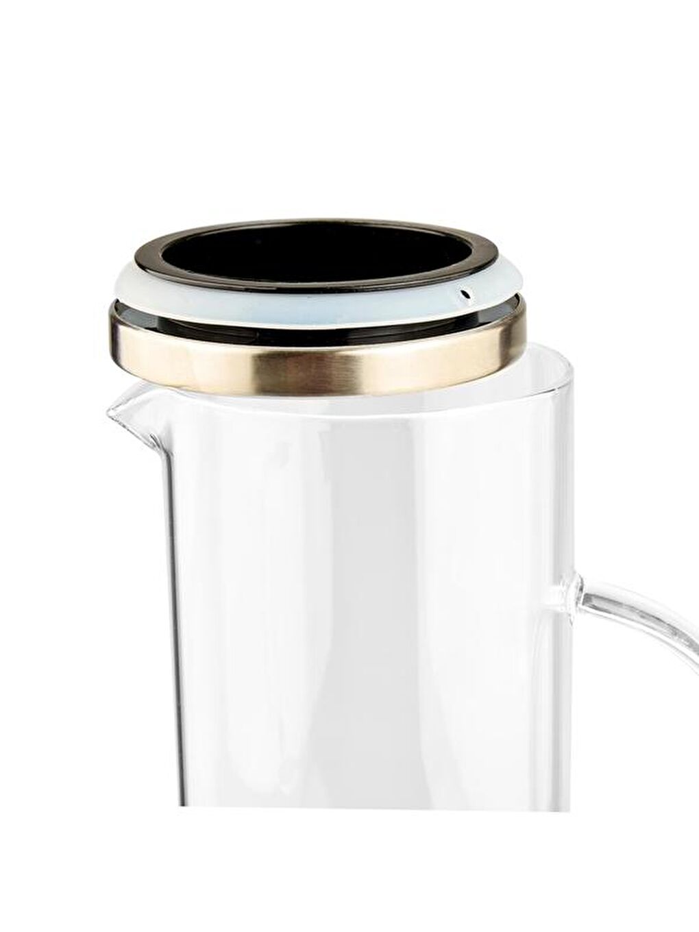 Renksiz Alisa Cam Sürahi - Şeffaf - 1500 ml-1