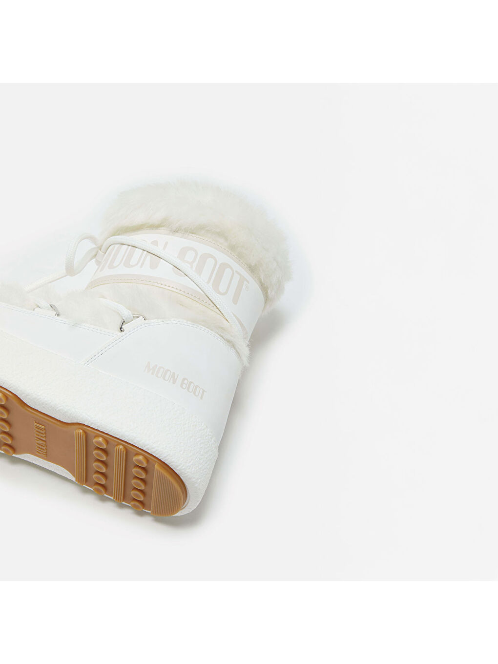 Beyaz Kadın Bot (Kar) 80D2450130 Ltrack Faux Fur WP-2