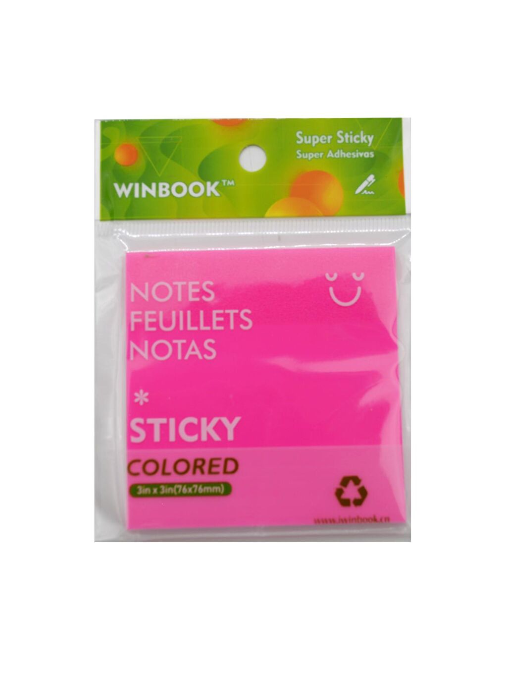 Şeffaf Post-it Yapışkanlı Not Kağıdı 76X76 mm 40 Yp