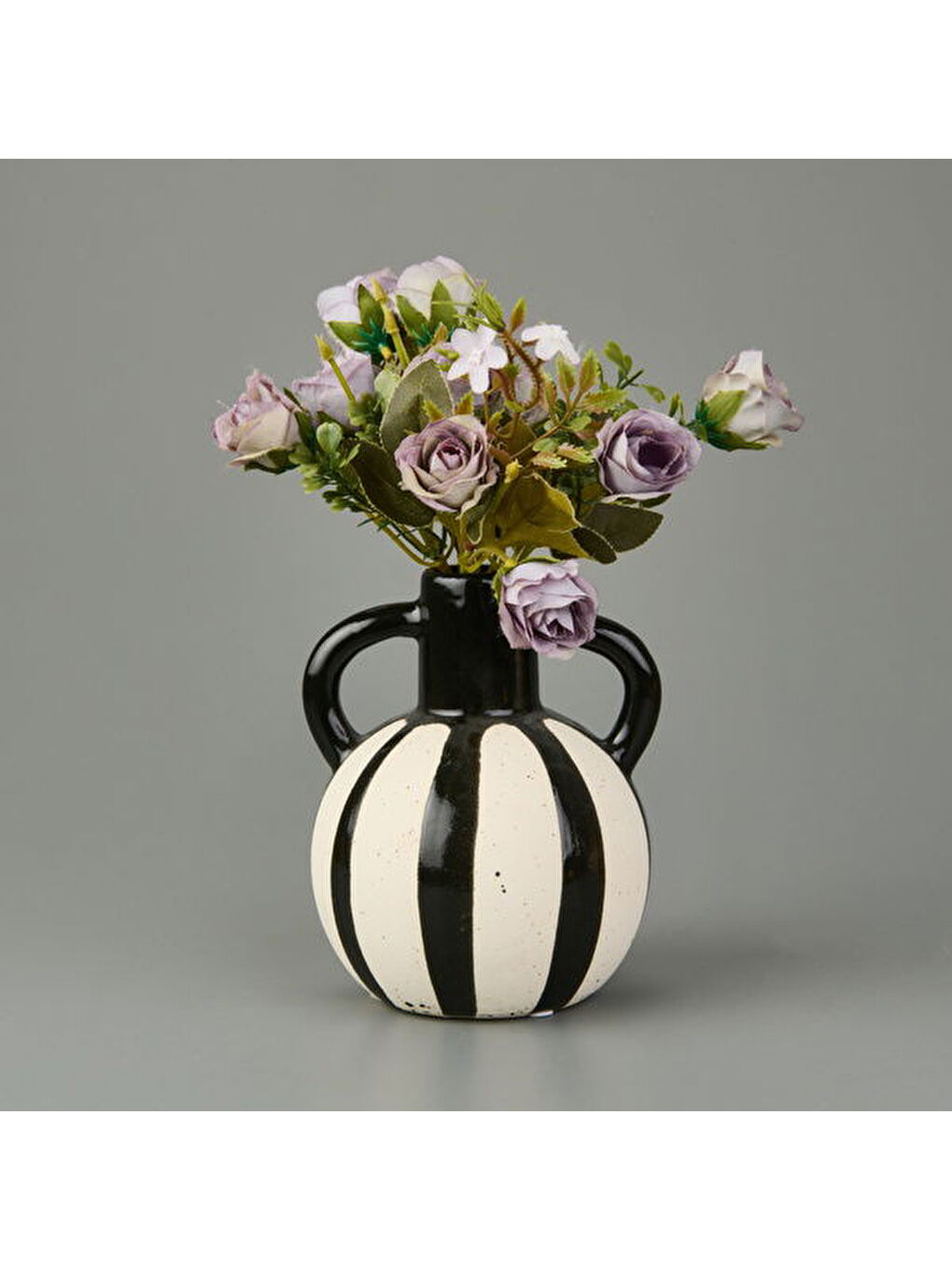 Pottery Vazo - Siyah - 20 cm-1