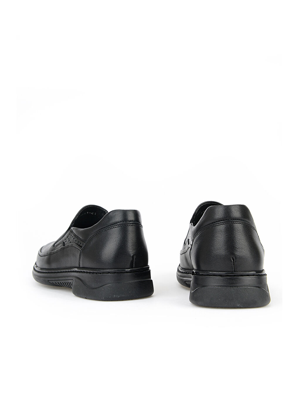 Erkek Hakiki Deri Konfor Ayakkabı 161123Z4641 Siyah-2