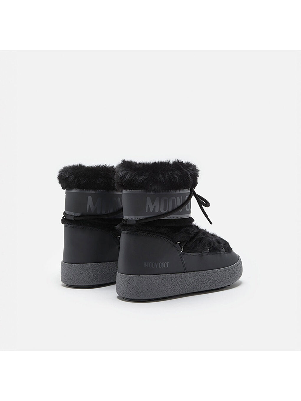 Siyah Kadın Bot (Kar) 80D2450130 Ltrack Faux Fur WP-1