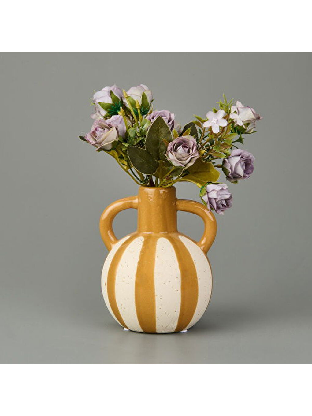 Pottery Vazo - Kahverengi - 20 cm-1