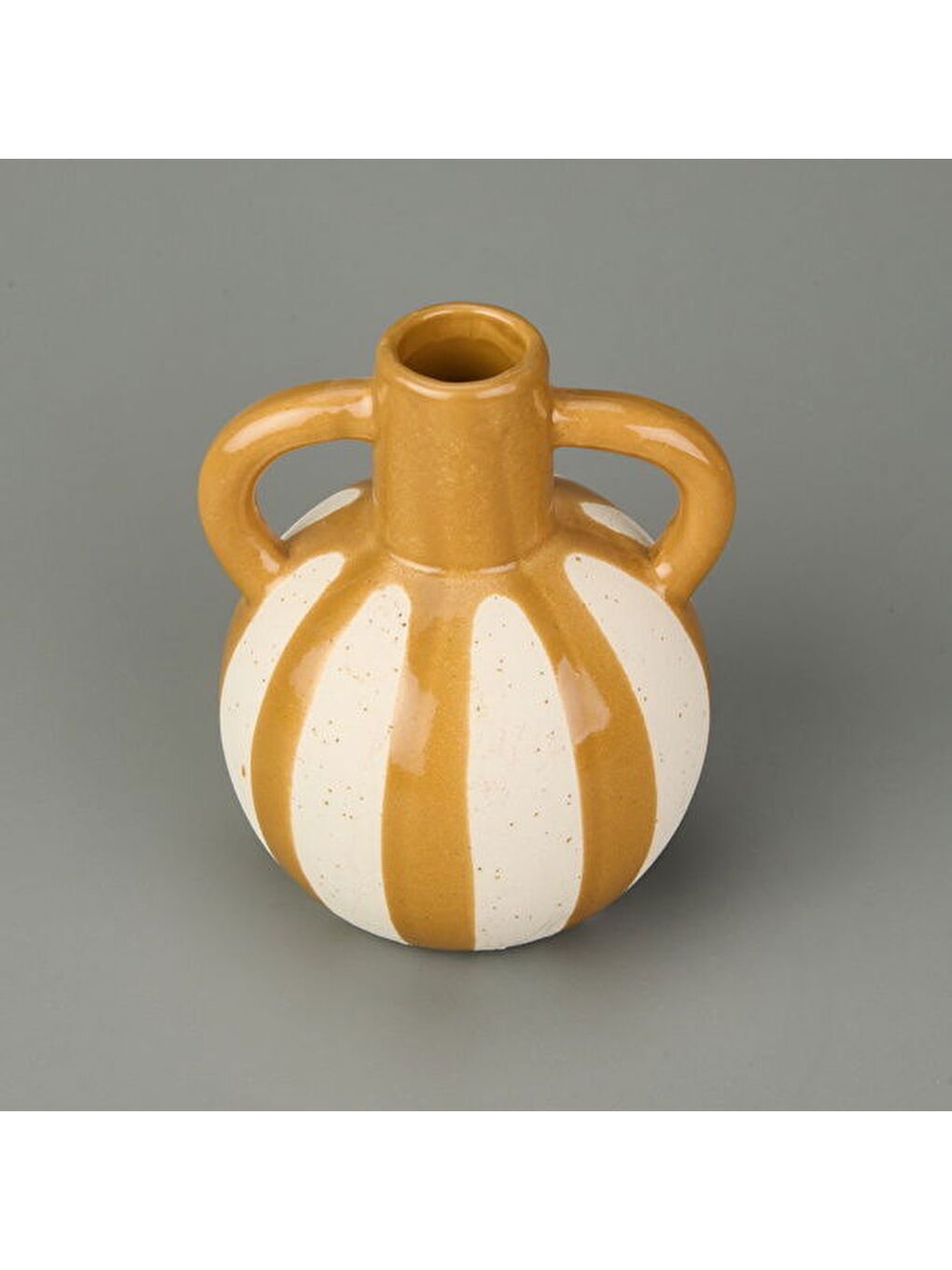 Pottery Vazo - Kahverengi - 20 cm-2