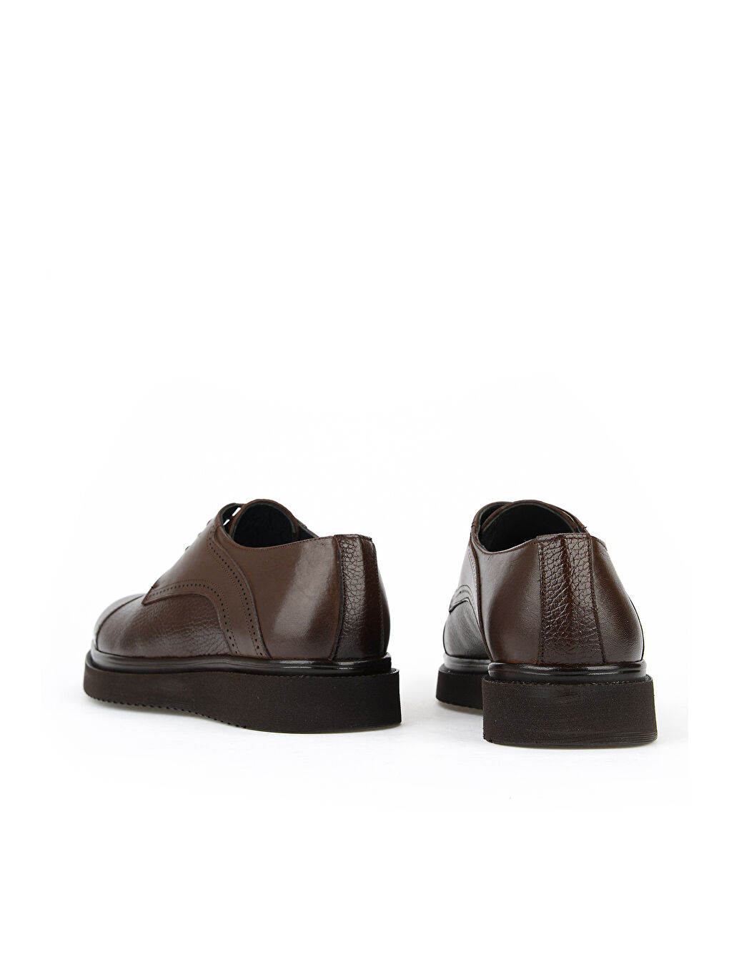 Kahverengi Erkek Hakiki Deri Klasik Ayakkabı 15348Z807 Kahve-2