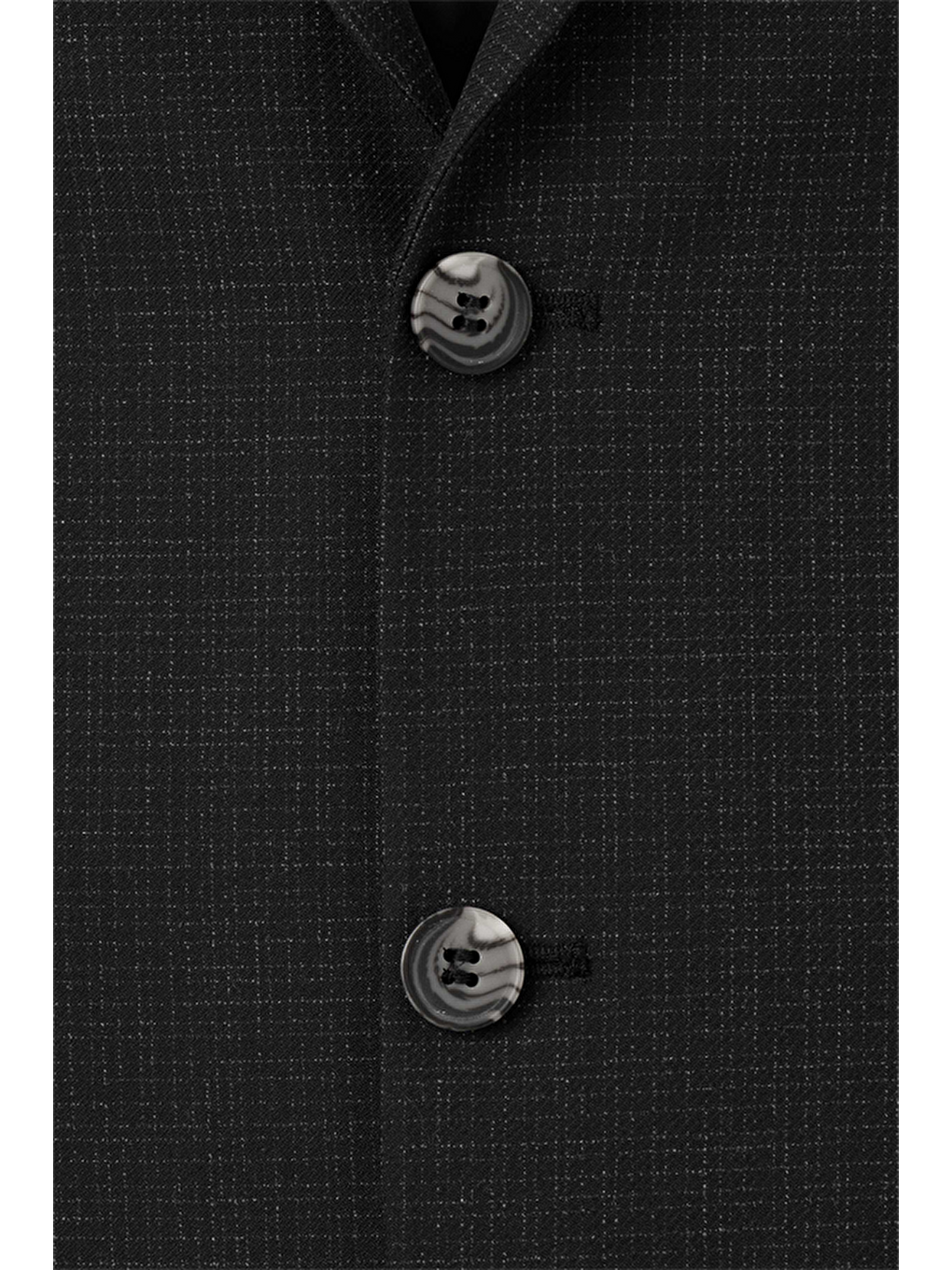 Siyah Regular Sivri Yaka 4 Drop Takım Elbise-2