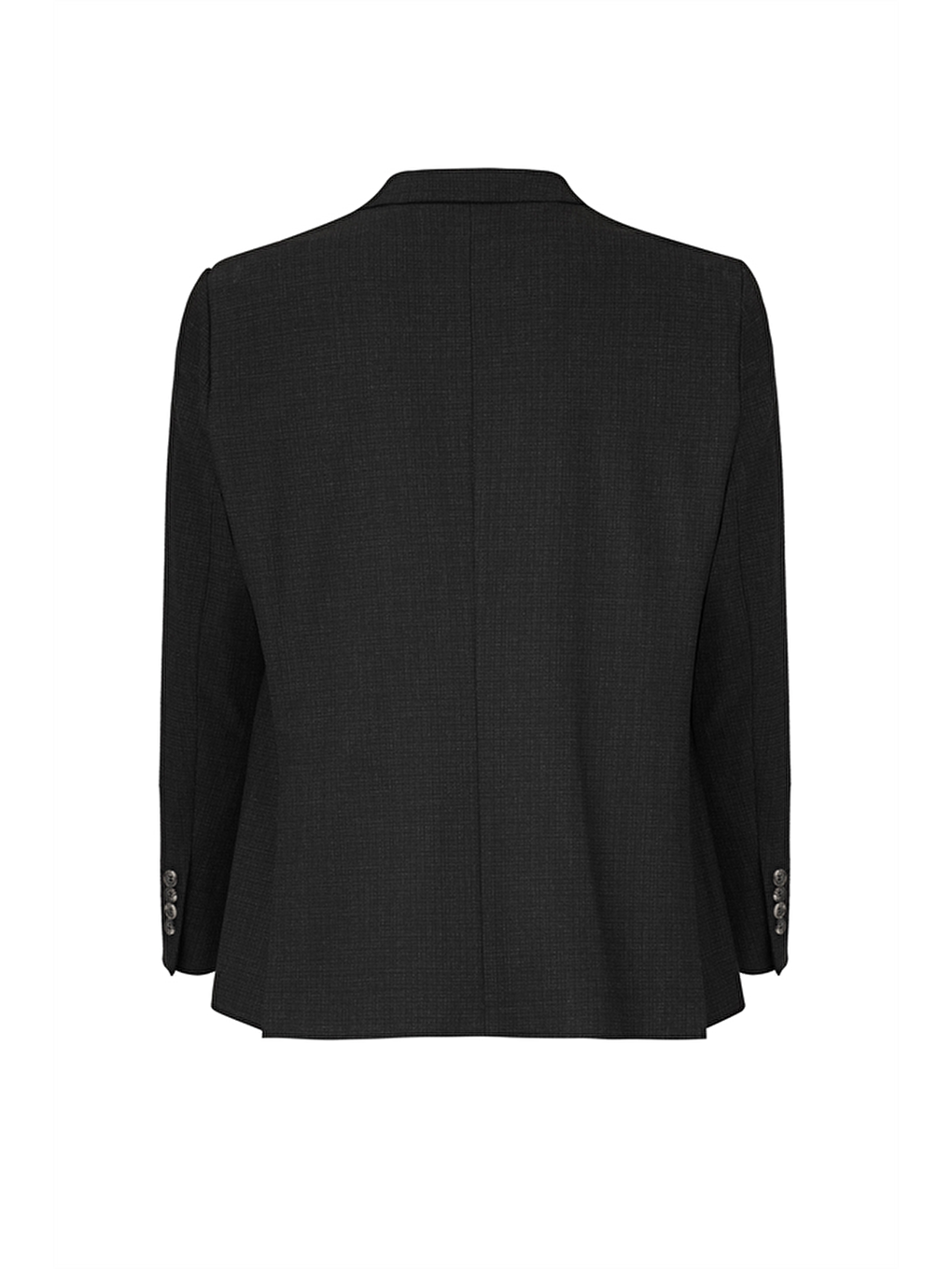 Siyah Regular Sivri Yaka 4 Drop Takım Elbise-5