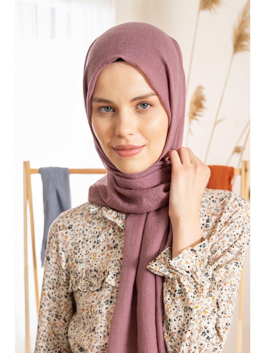 Pembe Kadın Konfor Şal 195/85 Cm