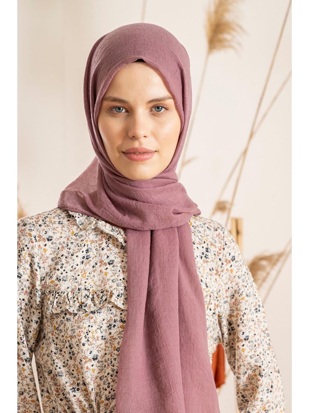 Pembe Kadın Konfor Şal 195/85 Cm-2