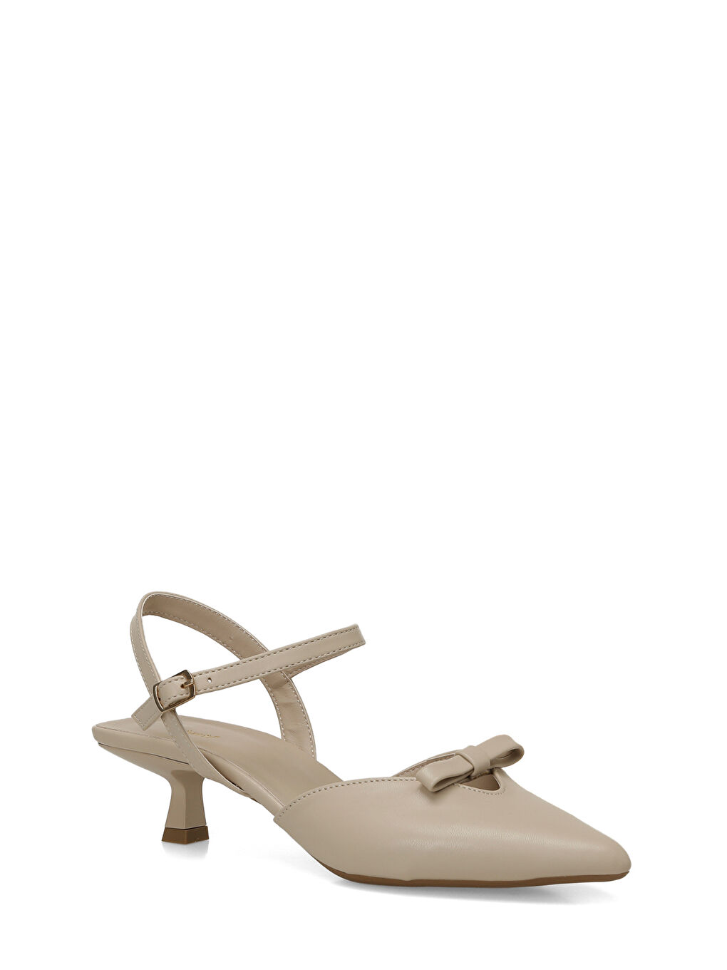 327050.Z Bej Kadın Topuklu Ayakkabı-1