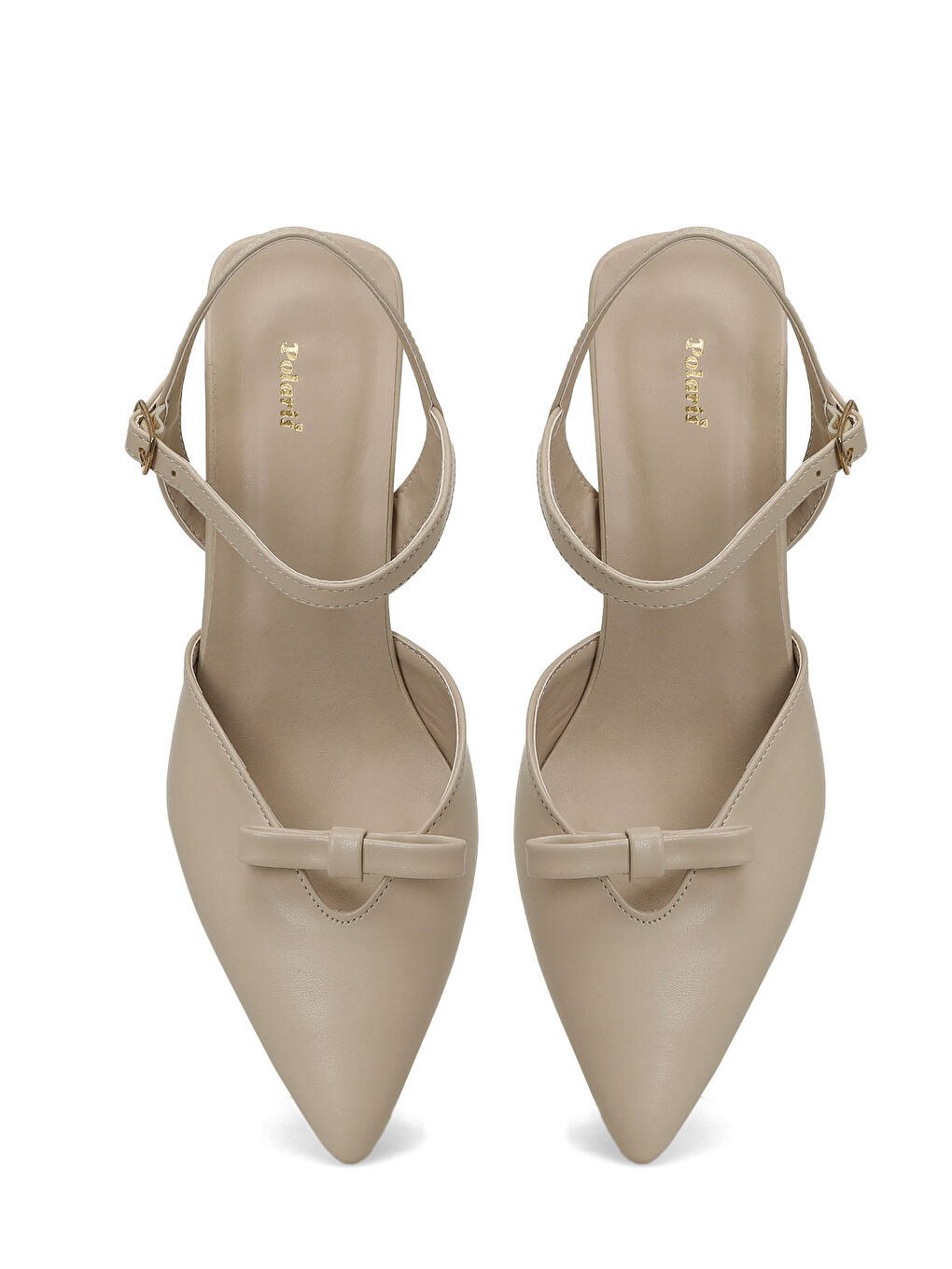 327050.Z Bej Kadın Topuklu Ayakkabı-3