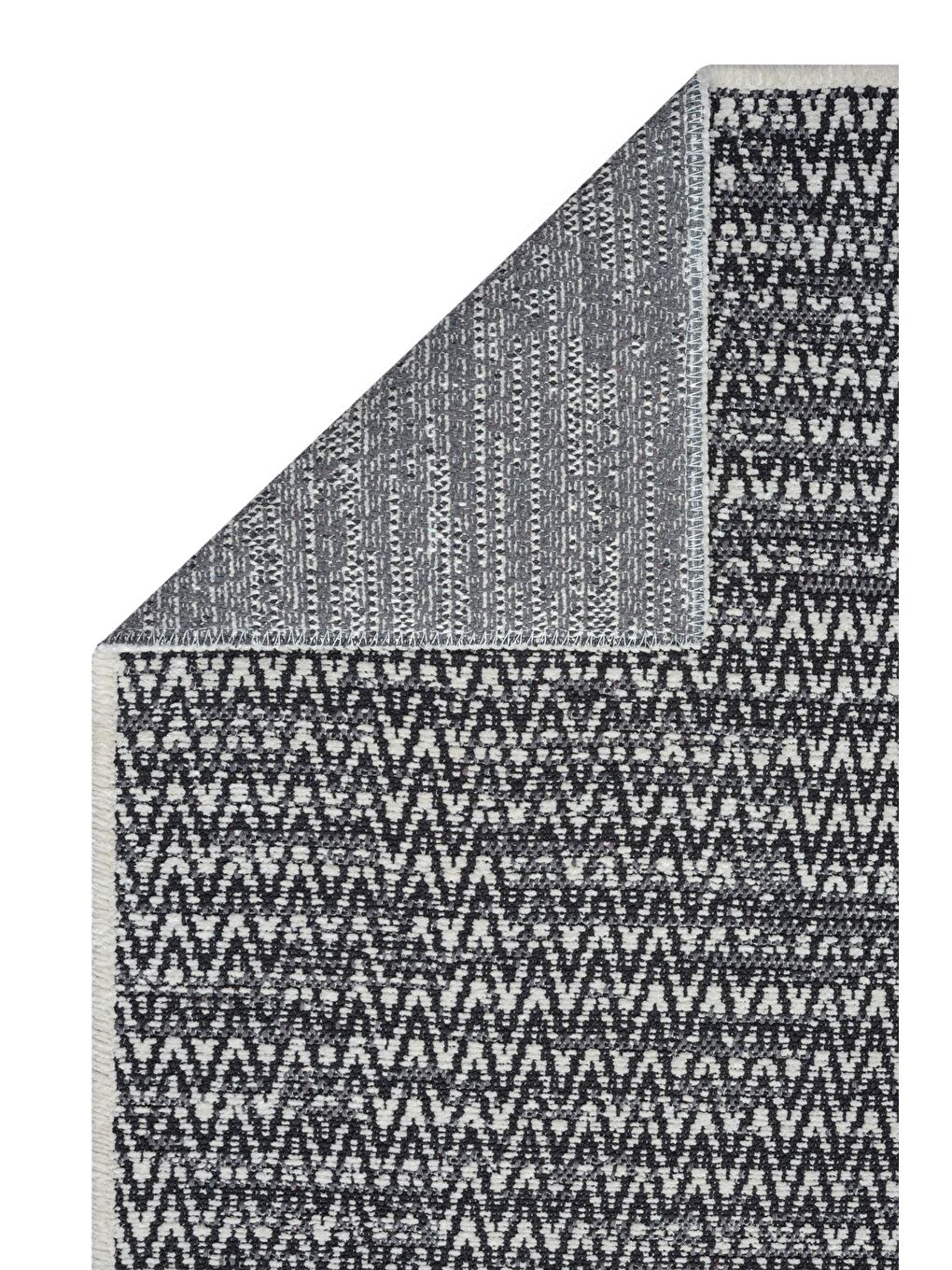 Konfor Halı Beyaz Terapia 3601 Kadife Dokuma Kilim-80x150 - 1