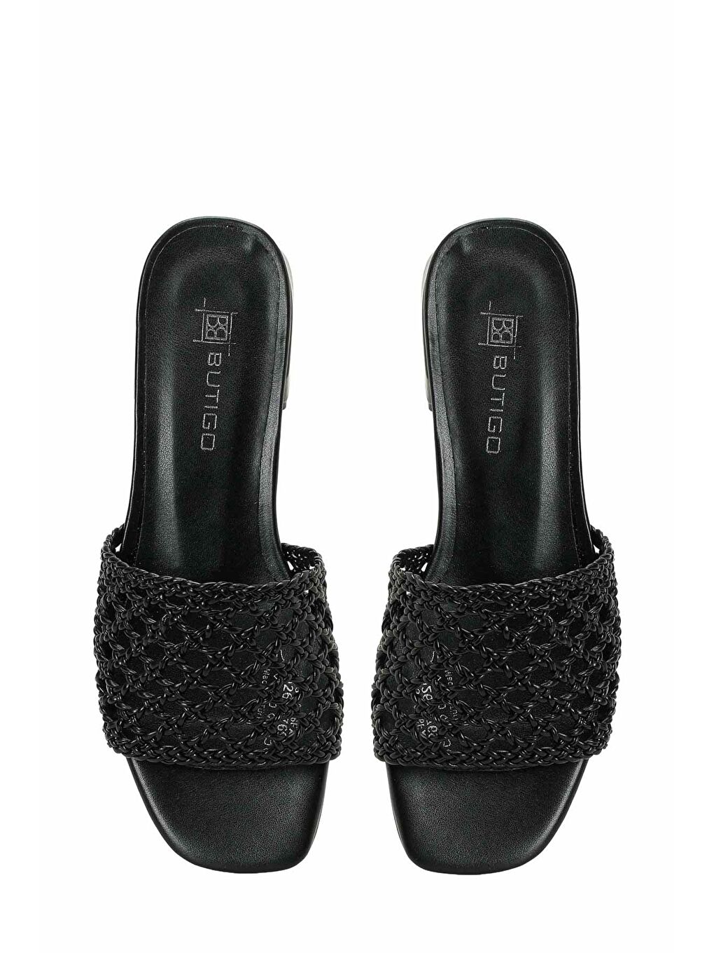 26S-880 Siyah Kadın Terlik-3