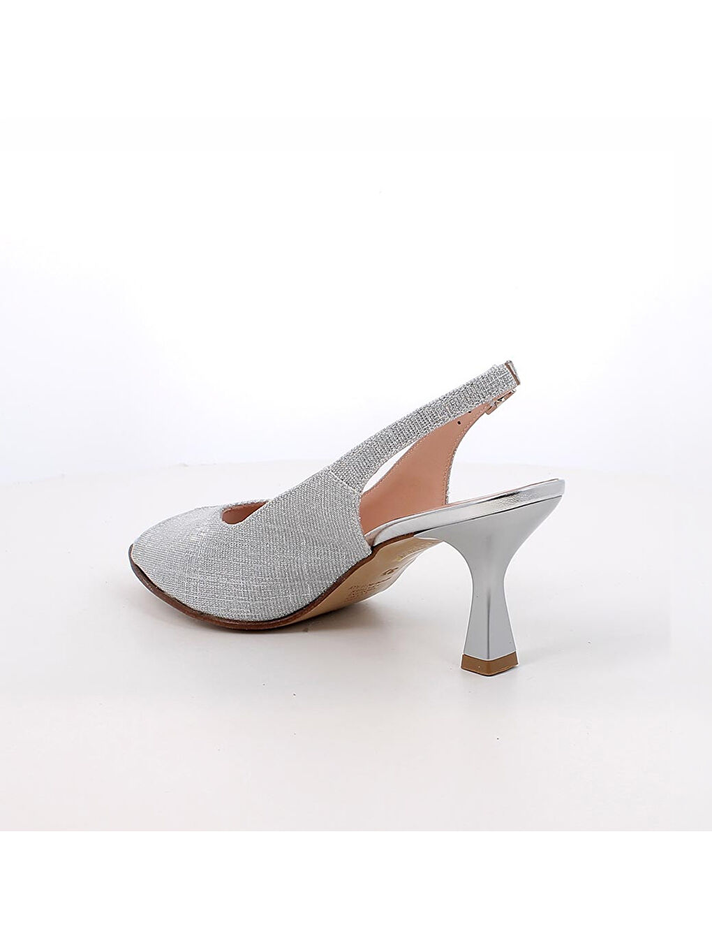 Gri Kadın Topuklu / Stiletto 1182822 DVN 11828 Argento-2