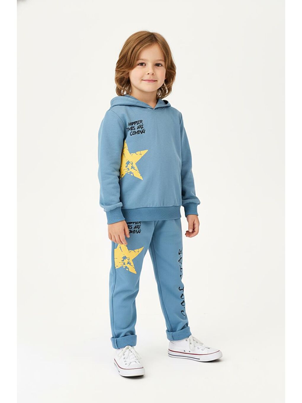 Antrasit Cool Star Baskılı 2 Li Takım-3