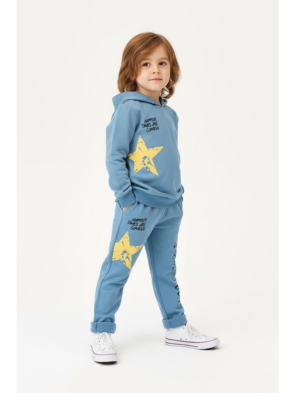 Antrasit Cool Star Baskılı 2 Li Takım-4