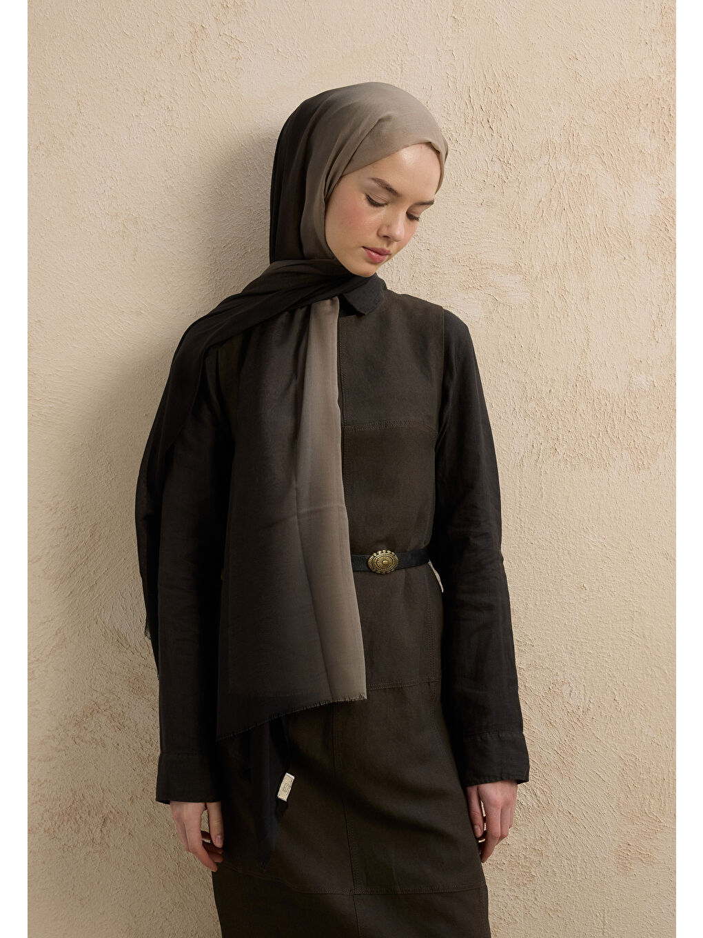 Modal Degrade Şal Siyah-Vizon-2