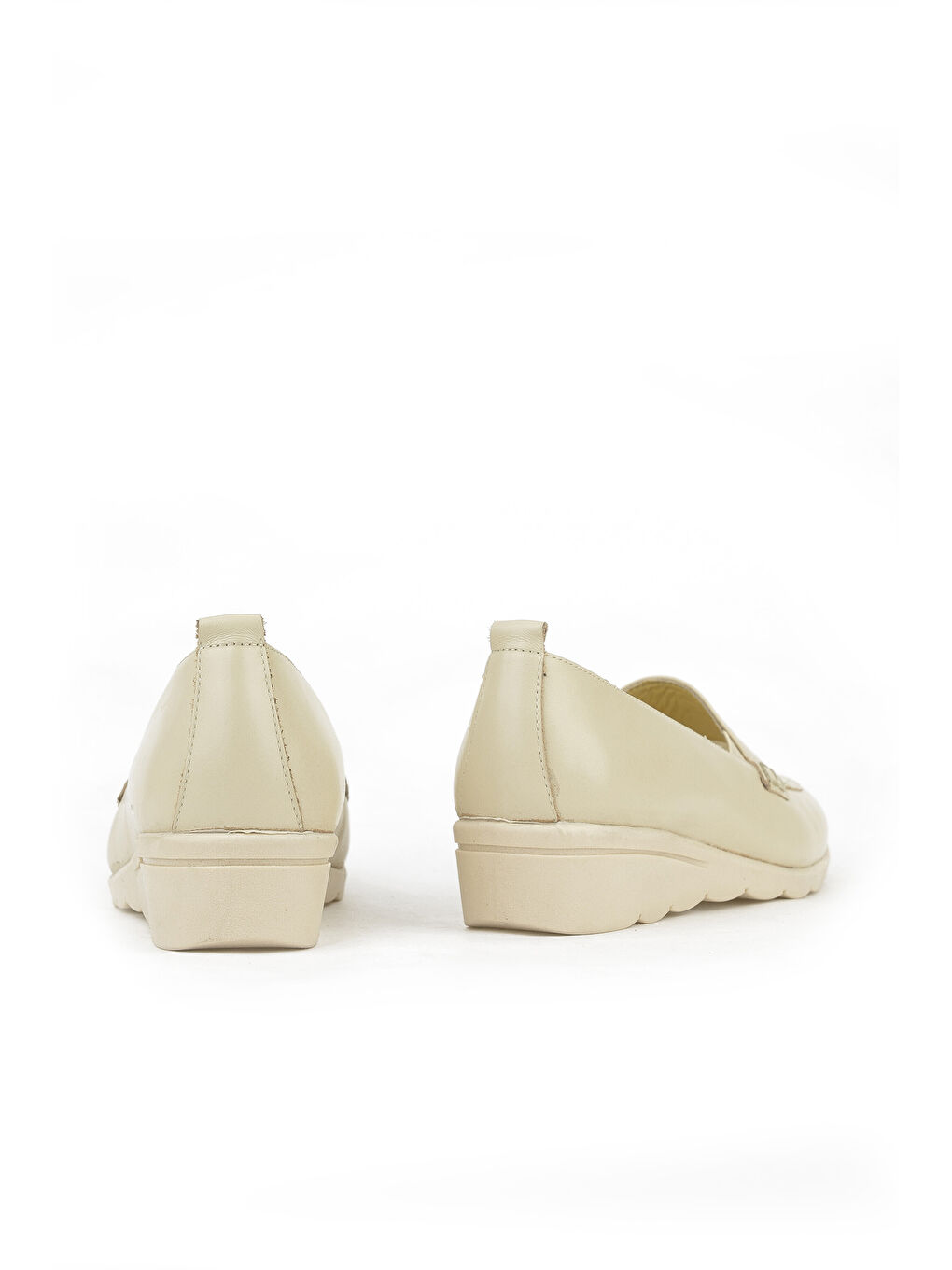 Kadın Hakiki Deri Günlük Ayakkabı 1411022Z2021 Bej-2