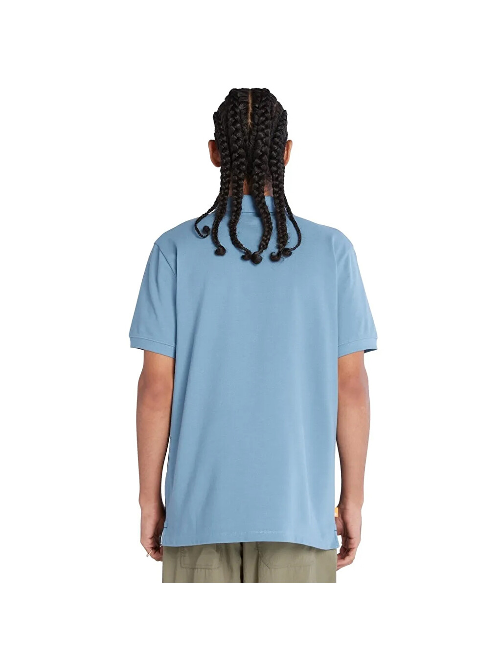 Karışık Millers River Colourblock Erkek Mavi Klasik Yaka Polo Spor Tişört-3