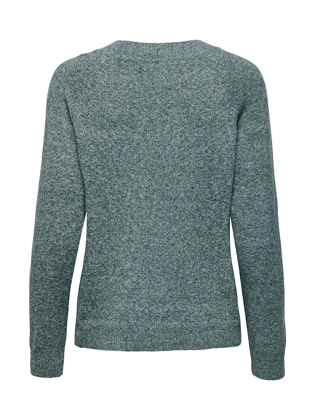 Yeşil Onlrica Regular Fit Bisiklet Yaka Kazak 15204279-3