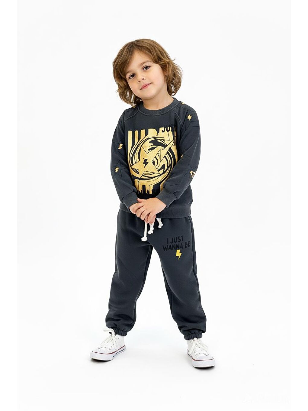 Bordo I Just Wanna Be Baskılı 2li Takım-4