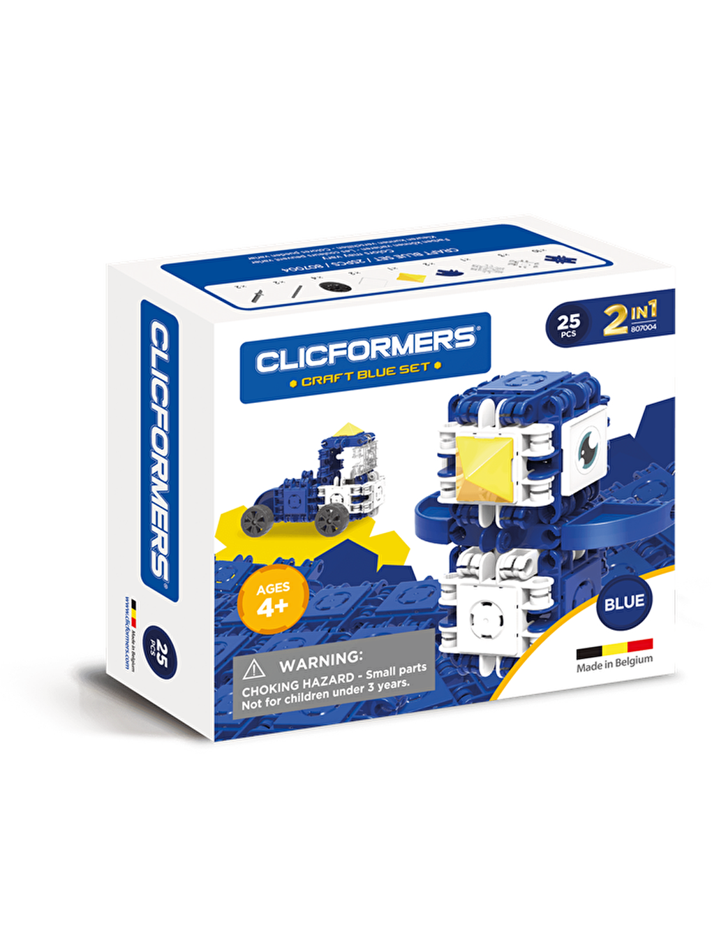 Clicformers Mavi Craft Set Blue - 25 Parça