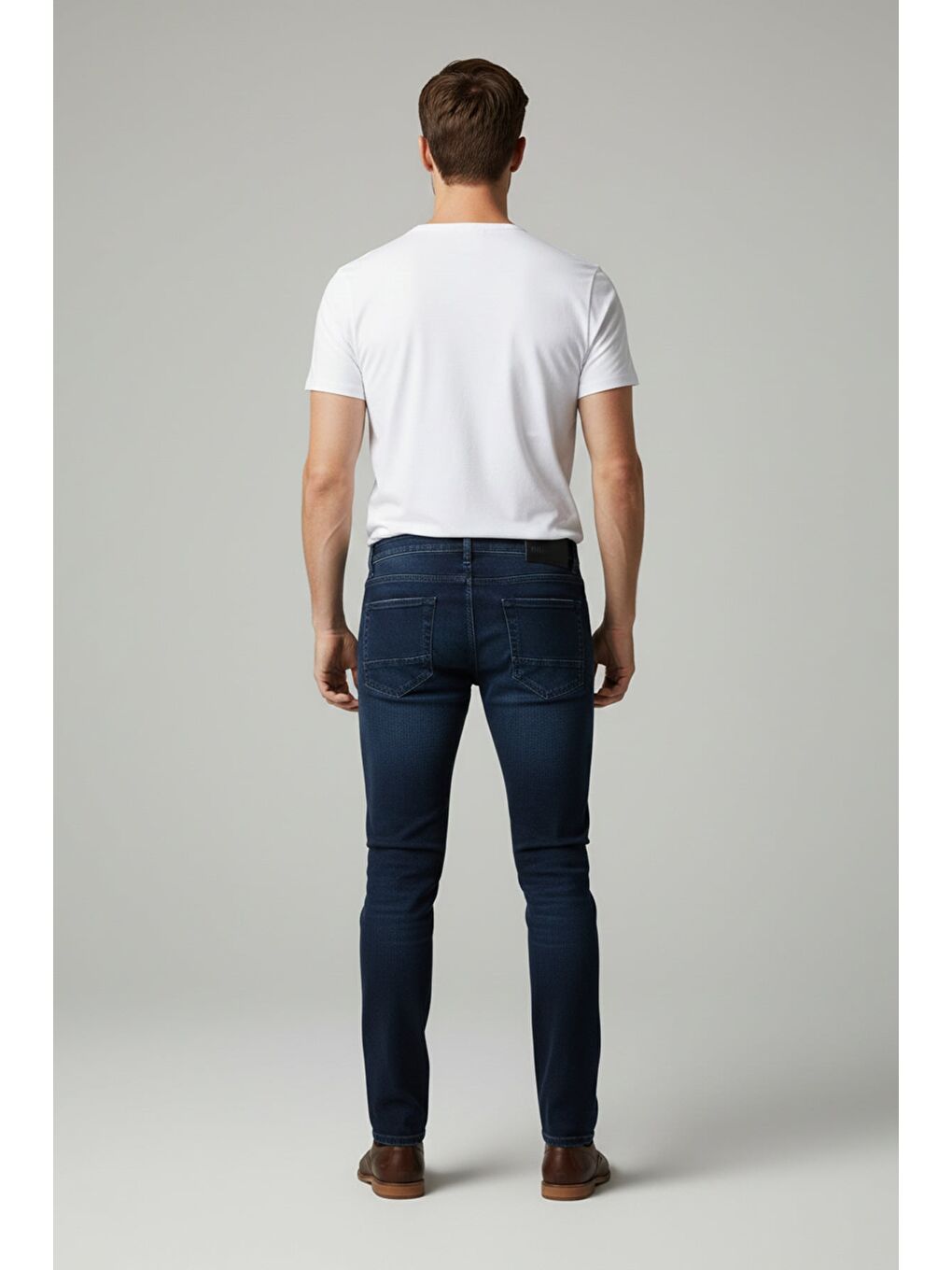 Lacivert Regular Fit Normal Bel Jean-1