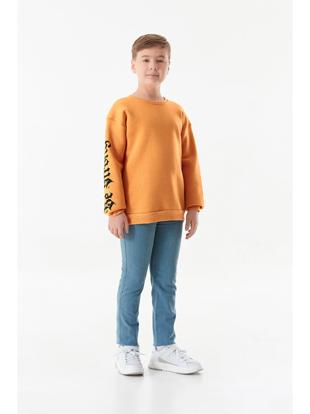 Mavi Beli Lastikli Erkek Çocuk Pantolon-2