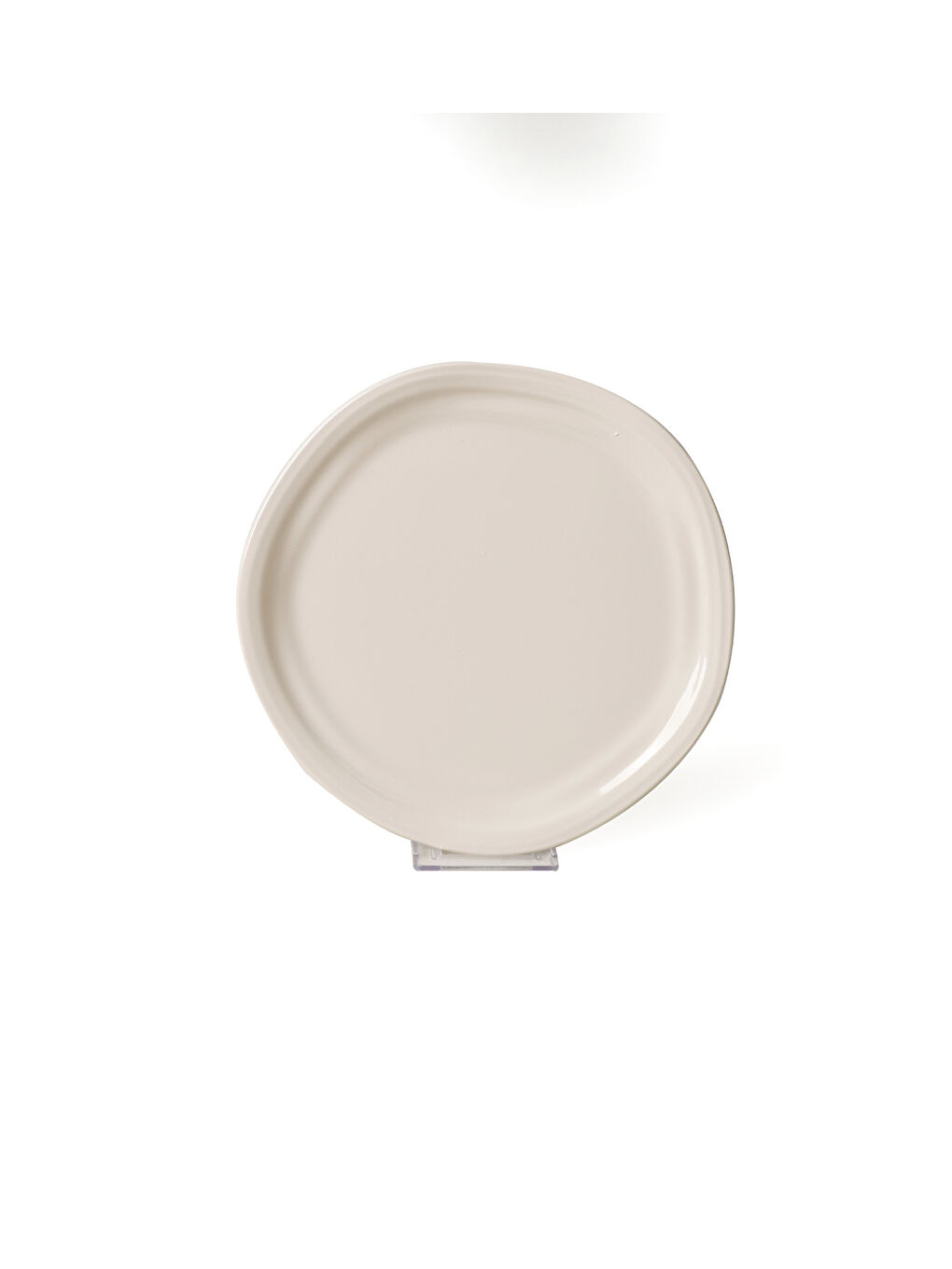 Ekru Krem Bloom Pasta Tabağı 24 Cm 6 Adet-3